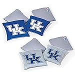 Wild Sports NCAA Kentucky Wildcats 8pk Dual Sided Bean Bags, Team Color