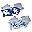 Wild Sports NCAA Kentucky Wildcats 8pk Dual Sided Bean Bags, Team Color