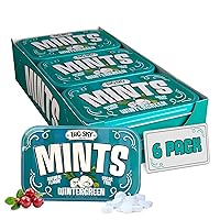 Vista 14 de Caramelos de menta sin azúcar BIG SKY - Menta al chocolate - Lata de 50 unidades (paquete de 6) Caramelos veganos certificados kosher Sin