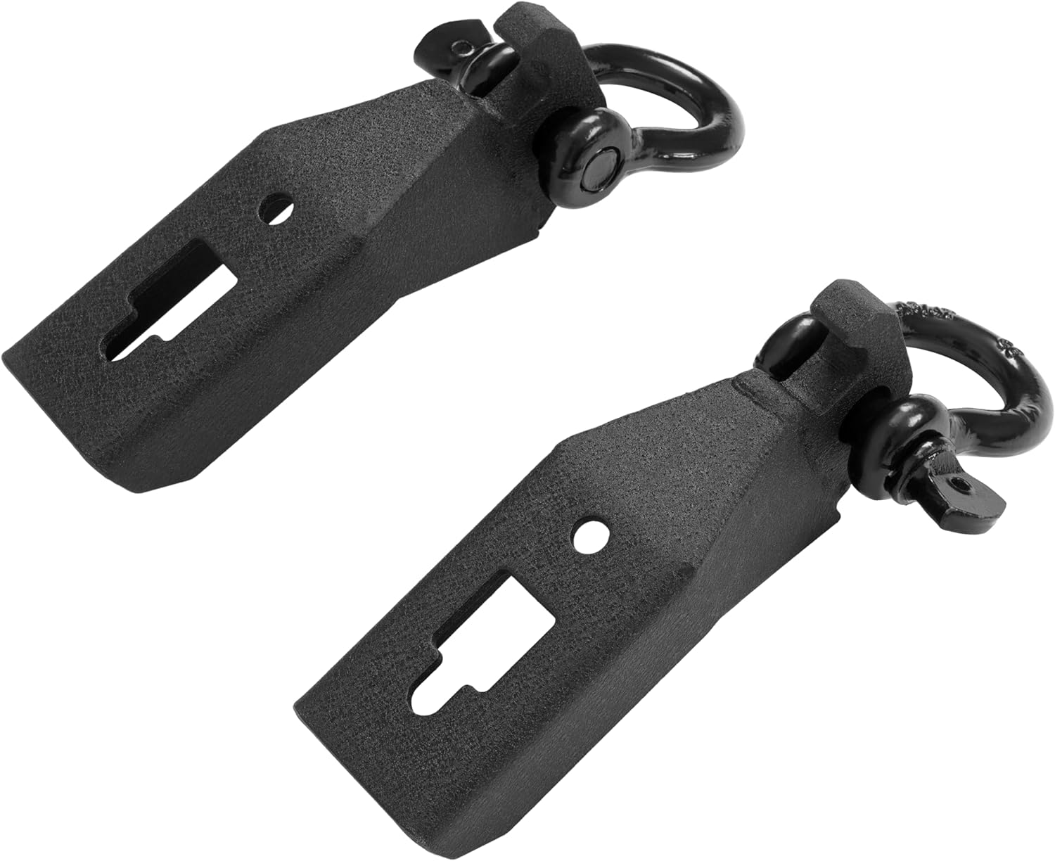 Front Tow Hook Mount Bracket & D-Ring Compatible with Ford F150 F-150 2009-2023 W/ 3/4 in D-Ring Shackles Steel