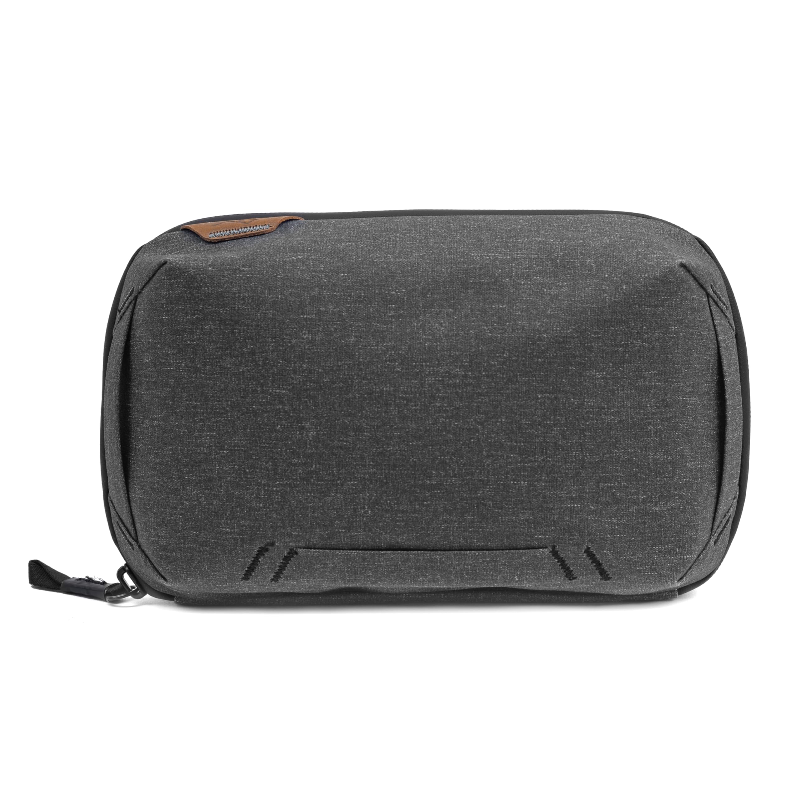 Peak Design Tech Pouch, Charcoal, Electronics Organizer for Travel or Everyday Carry, Origami-Style Storage, Cable Pass-Through, Weatherproof Recycled Nylon, Gear Carry Bag for Men and Women