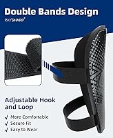 Vista 3 de RAYSHARP Espinilleras de fútbol para jóvenes, cómodas y duraderas, con correas ajustables para niños, niñas, adolescentes y adultos