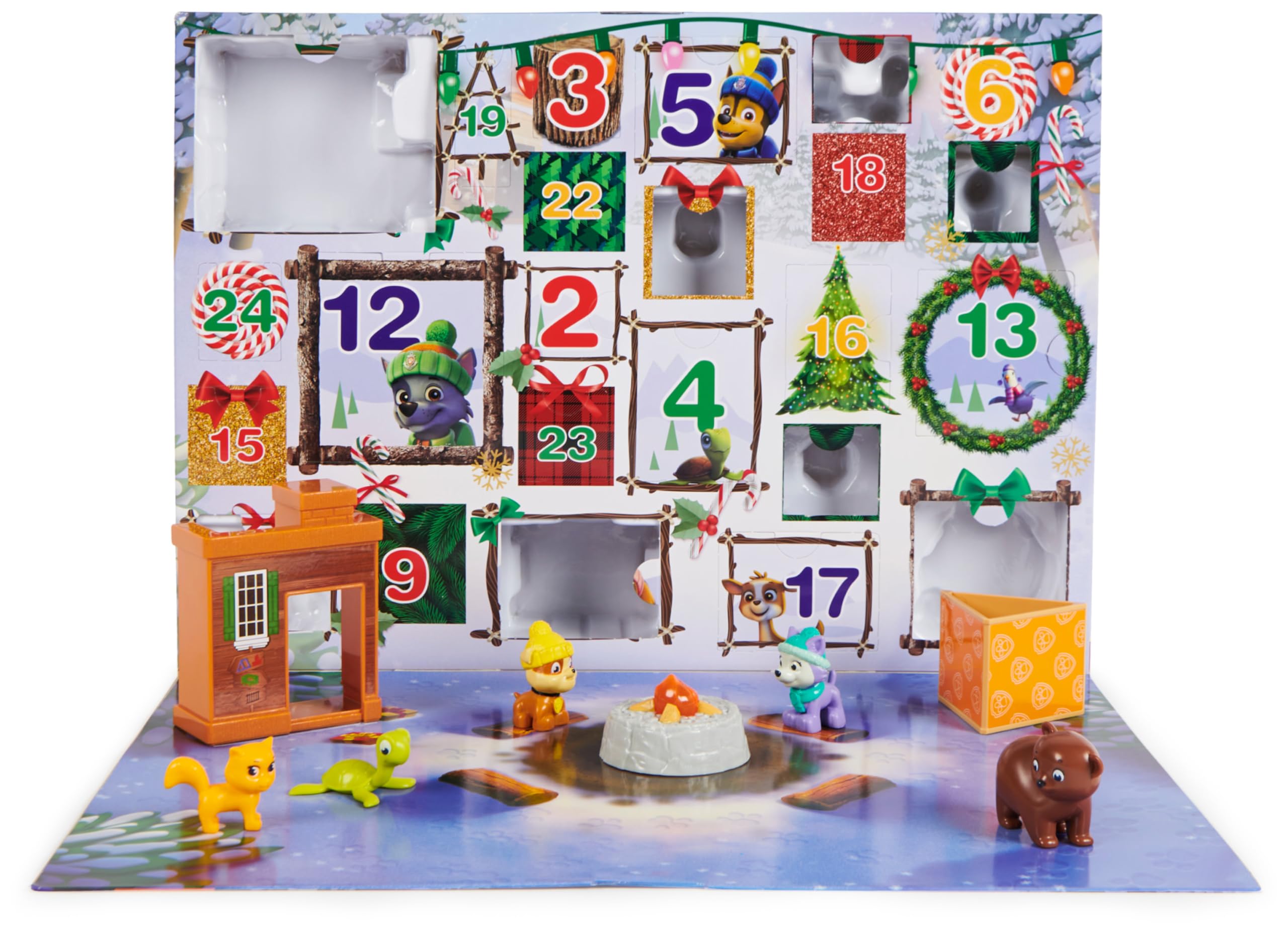 PAW Patrol: 2022 Advent Calendar with 24 Surprise Toys — Figures, Accessories and Kids’ Toys for Ages 3 and up