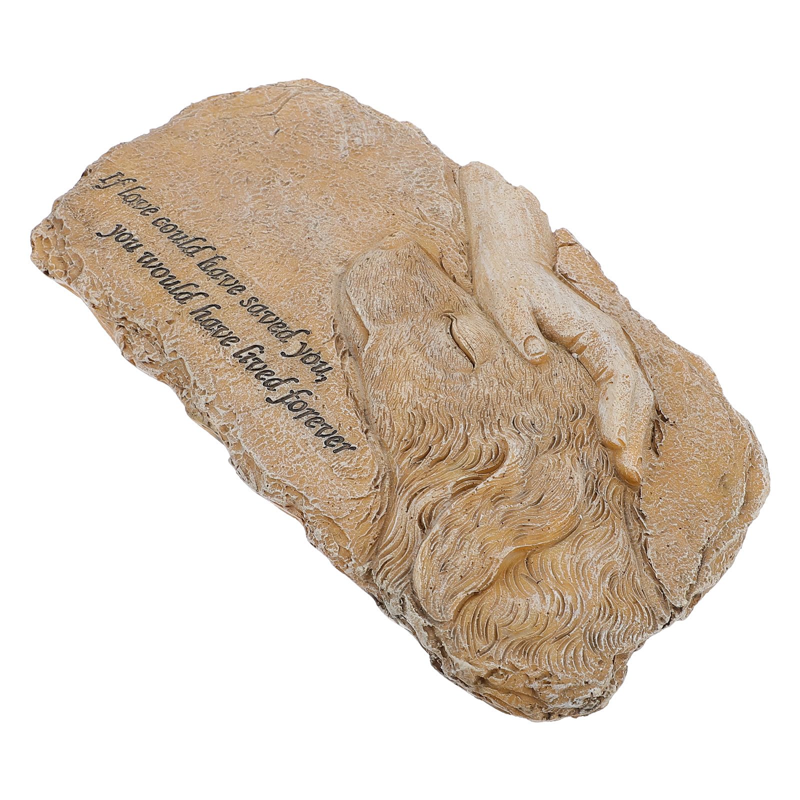 UKCOCO Pietra Commemorativa in Resina e Resistente alla Deformazione per Animali Domestici Come Regalo Statua Decorativa per di Cani per Luogo di Riposo