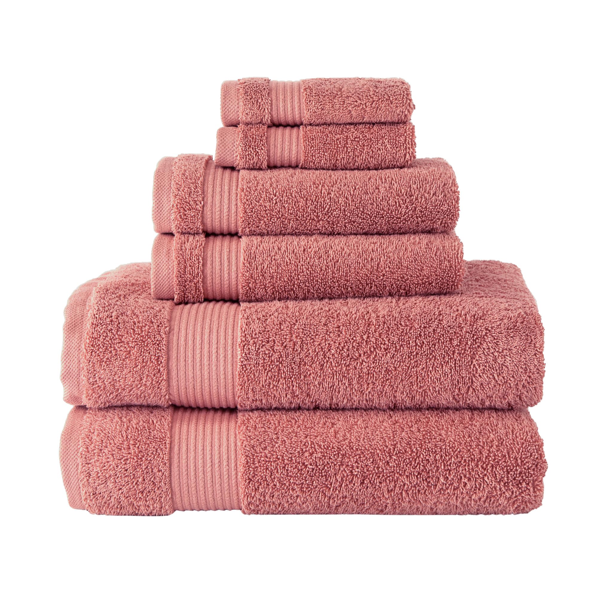 Piece Canyon Clay Turkish Cotton Towel Set Bath Hand