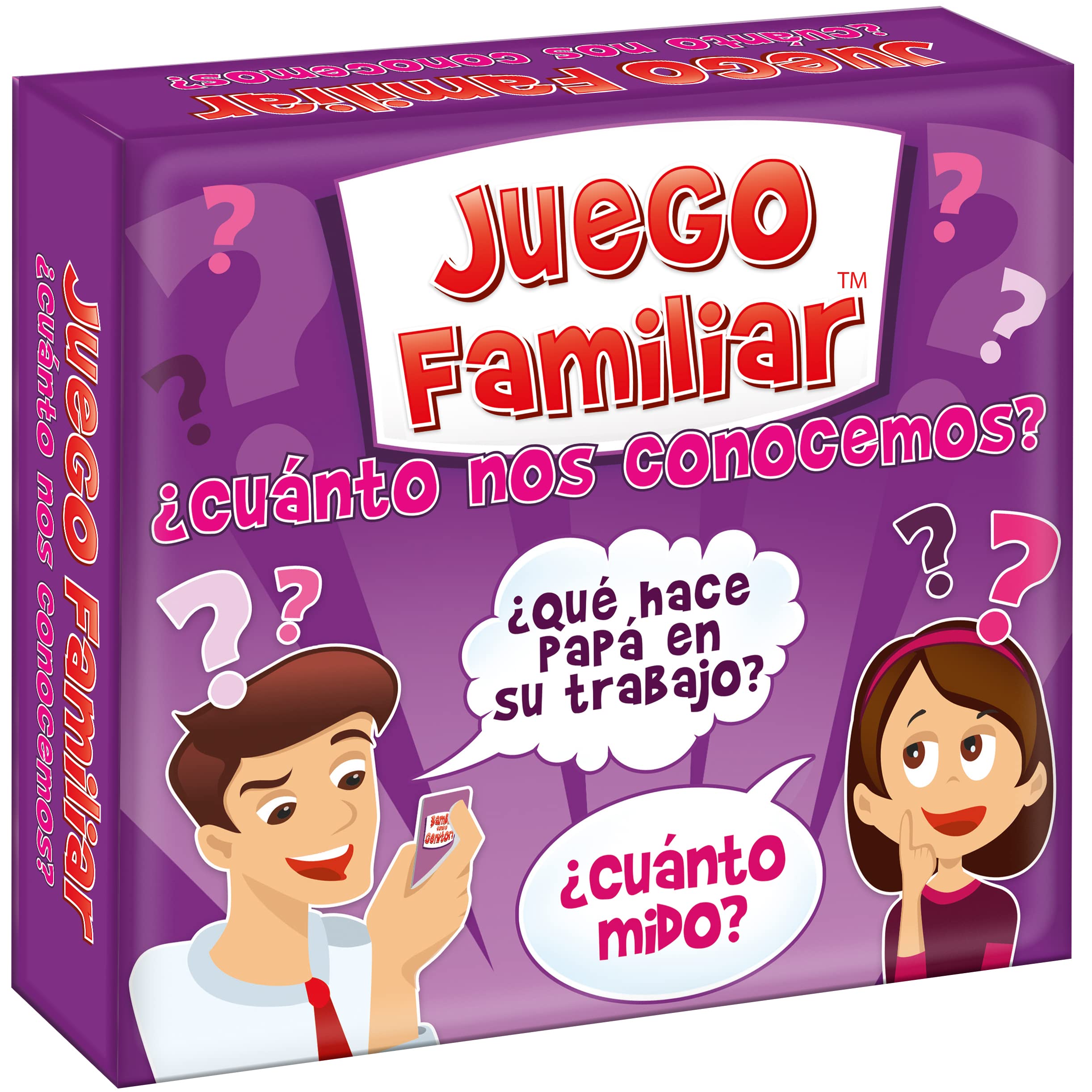 Juego de Mesa Juego Familiar ¿Cuánto Nos conocemos? Juego da Tablero para niños y Familia 6+