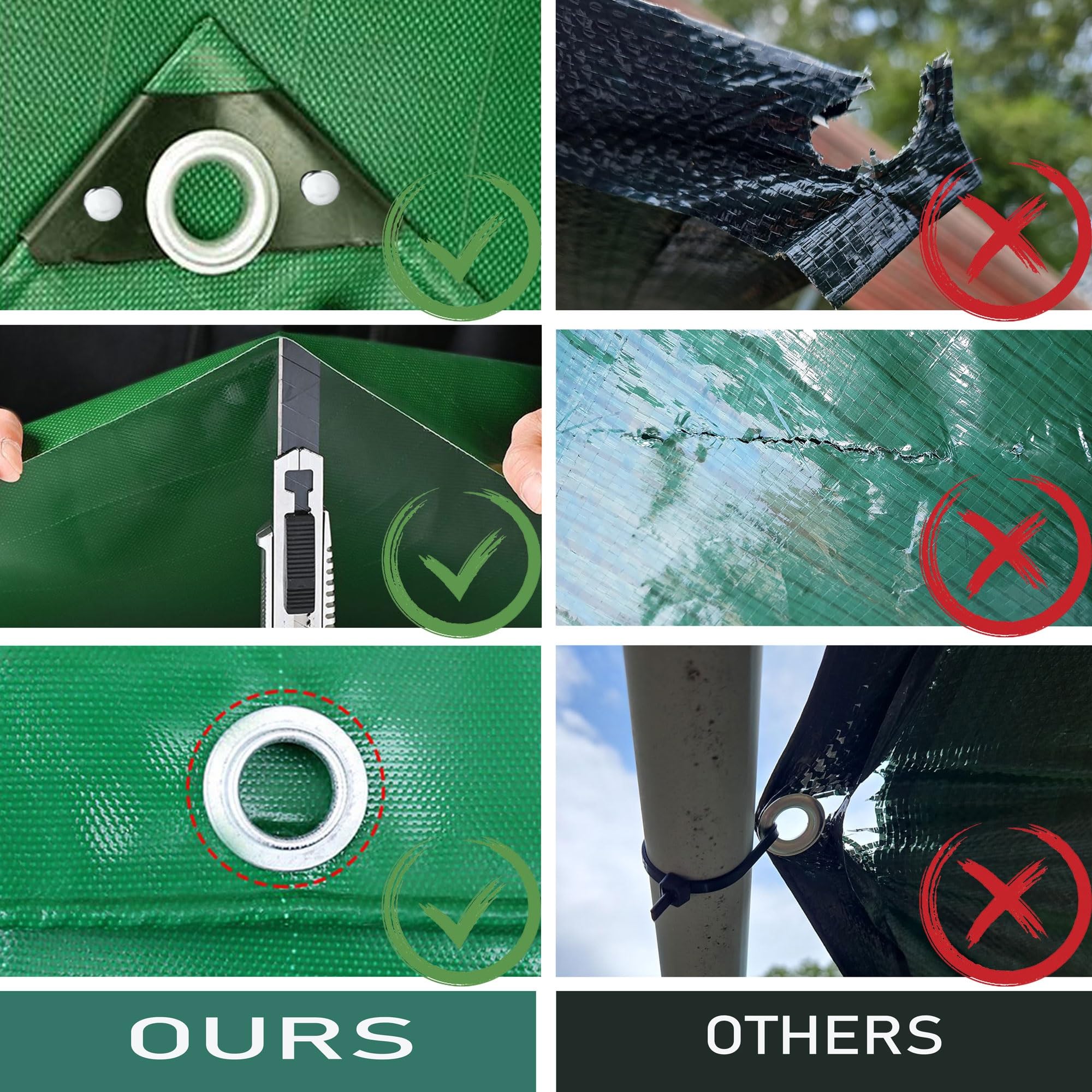 Abdeckplane wasserdichte,1.5x26.5m 460g/m² PVC tarp Schutzplane,für Hängematte,Zeltteppich Vorzeltteppich Vorzeltboden für Ourdoor Camping Sandstrand Grün