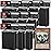 1000 Pcs Black Card Sleeves Toploaders for Trading Cards, Soft Clear Card Protective Sleeves Deck Card Protectors Fit for Baseball Cards, Sports Cards, MTG, Game Card Standard Cards