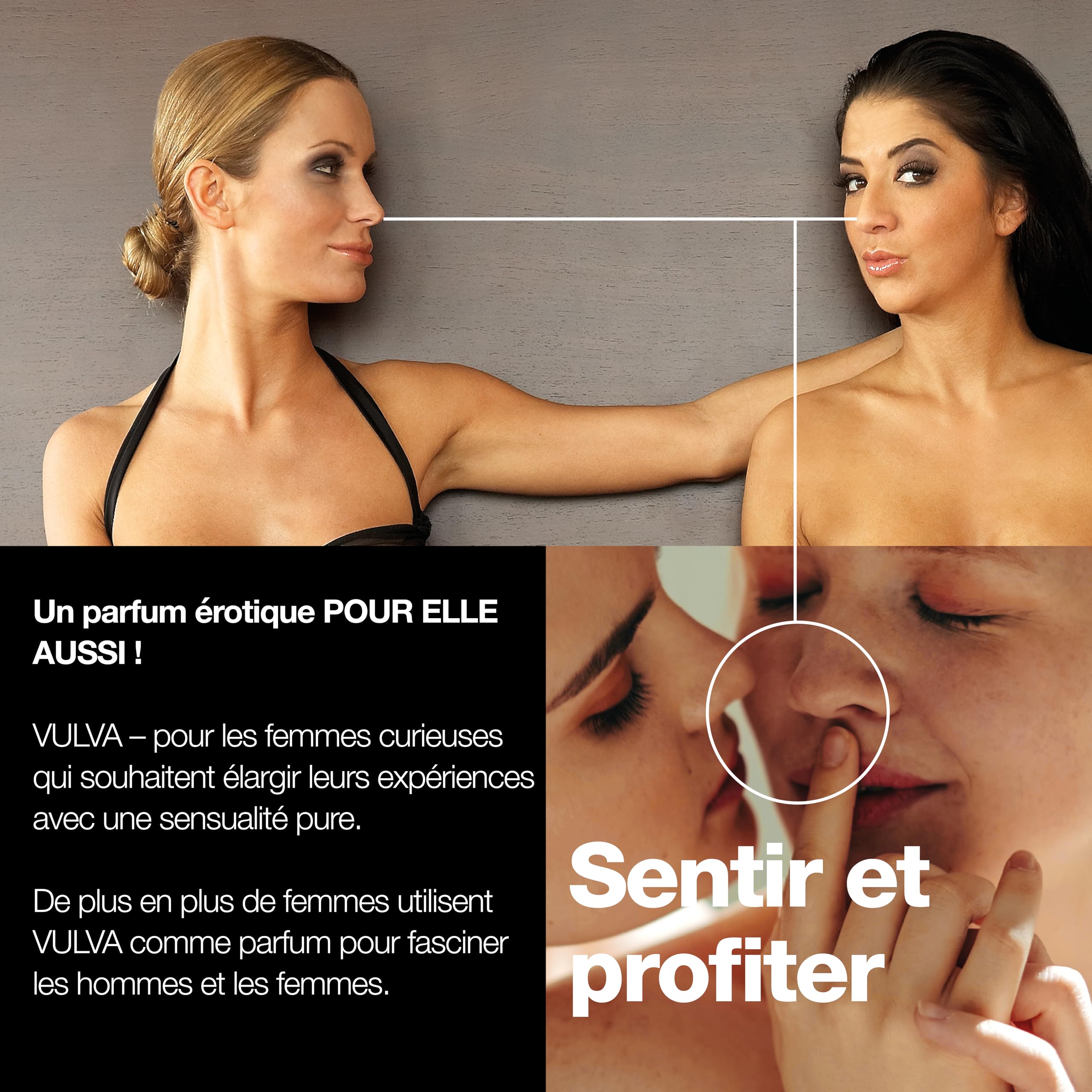 Véritable fragrance vaginal pour ton propre plaisir olfactif - Aphrodisiaque pour homme et pour femme - Mélange érotique de senteurs et de phéromones – Sextoy