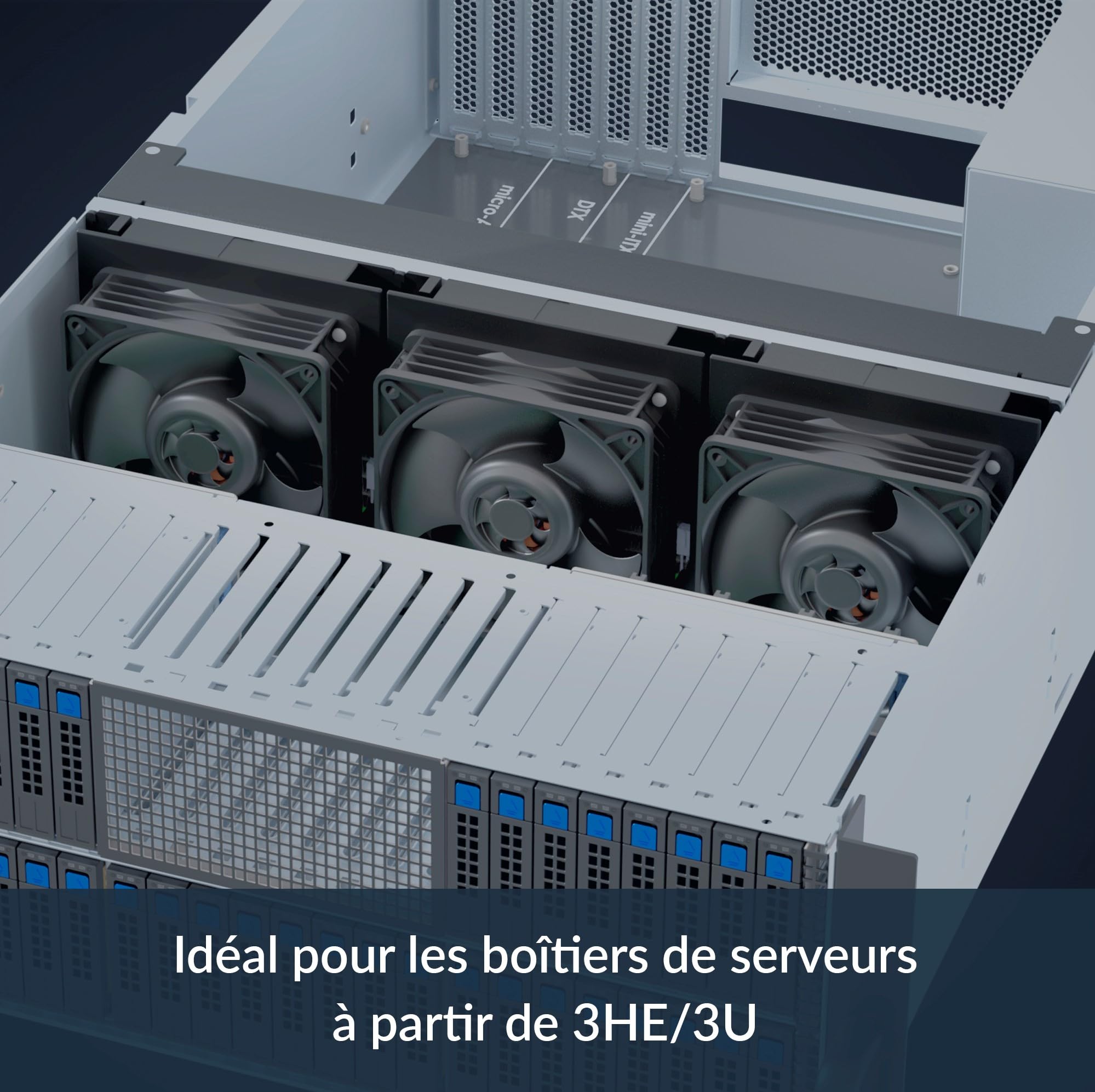 ARCTIC S12038-8K (3 Pièces) - Ventilateur de serveur 120x120x38 mm