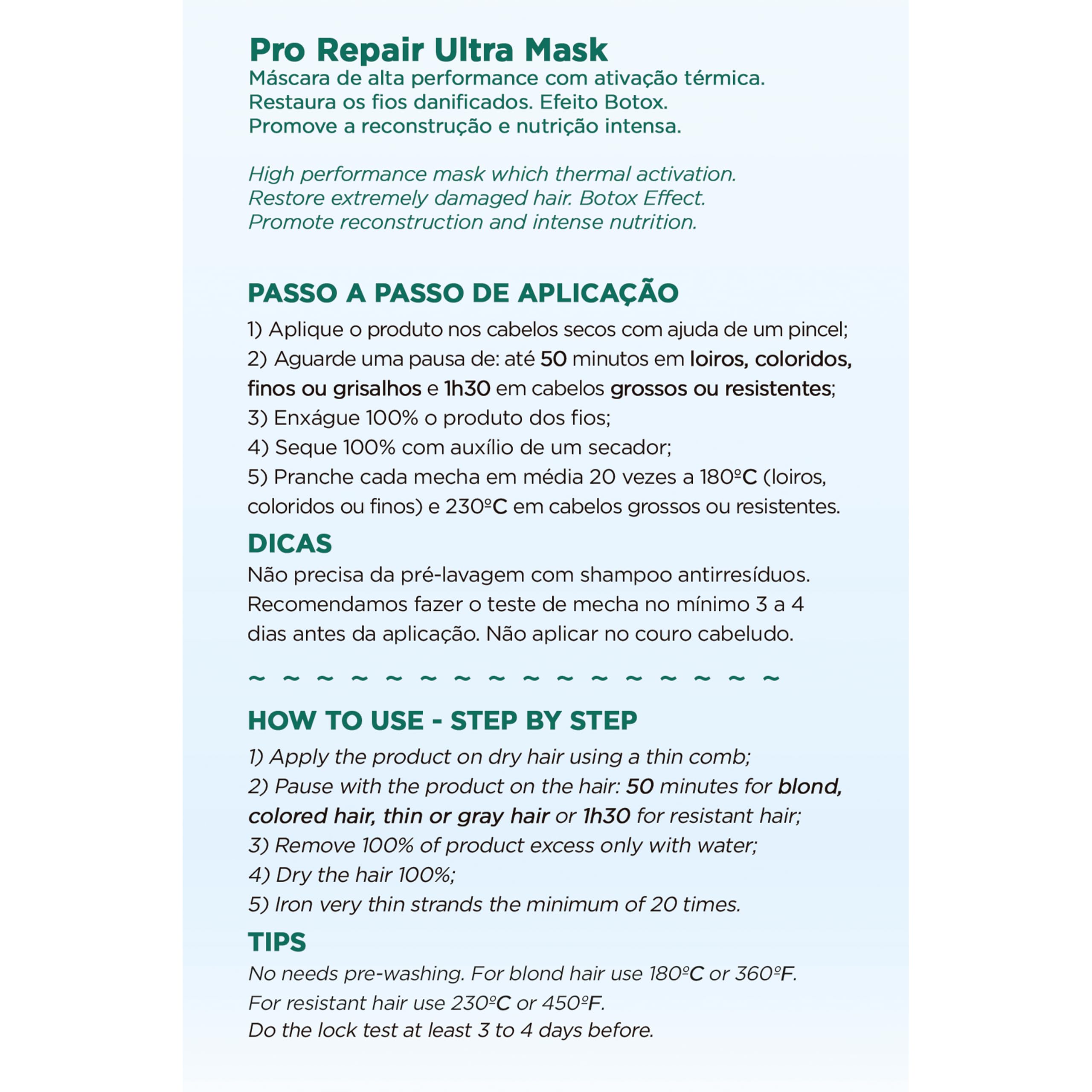 Let Me Be Haarmaske & Haar Btox Formaldehydfrei, BTX Pro Repair | Organische und professionelle Anti-Frizz Volumenreduzierung in 1 Schritt mit Keratin, Kollagen und Kokosöl - 1Kg