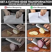 Vista 13 de Rolling Knife Sharpener with Leather Strop and 15, 17, 20 & 22 Degree Angles - Knife Sharpener Kit - Roller Knife Sharpening System with Stand, Brown