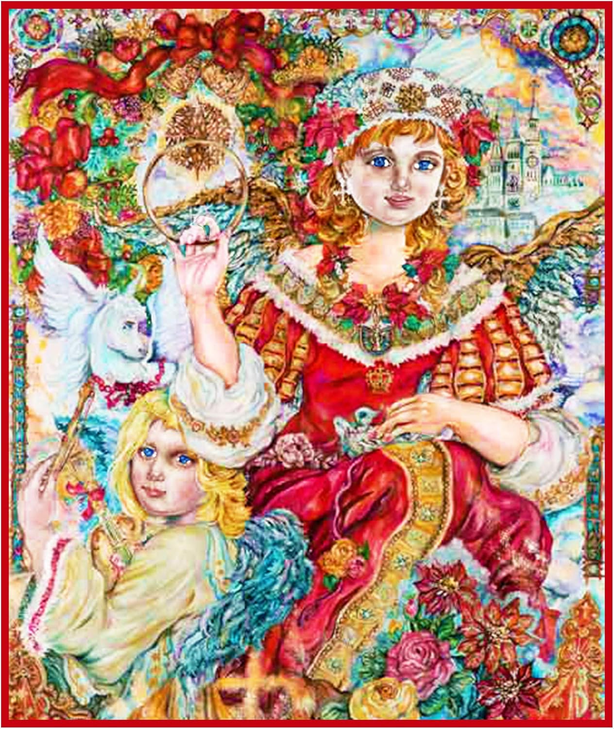 Orenco Originals Angel of Christmas by Yumi Sugai Counted Cross Stitch Pattern