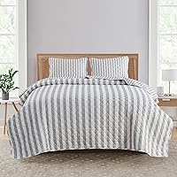 Vista 11 de Market & Place - Juego de edredón reversible de 2 piezas con funda de almohada Edredón suave y ligero para todas las estaciones
