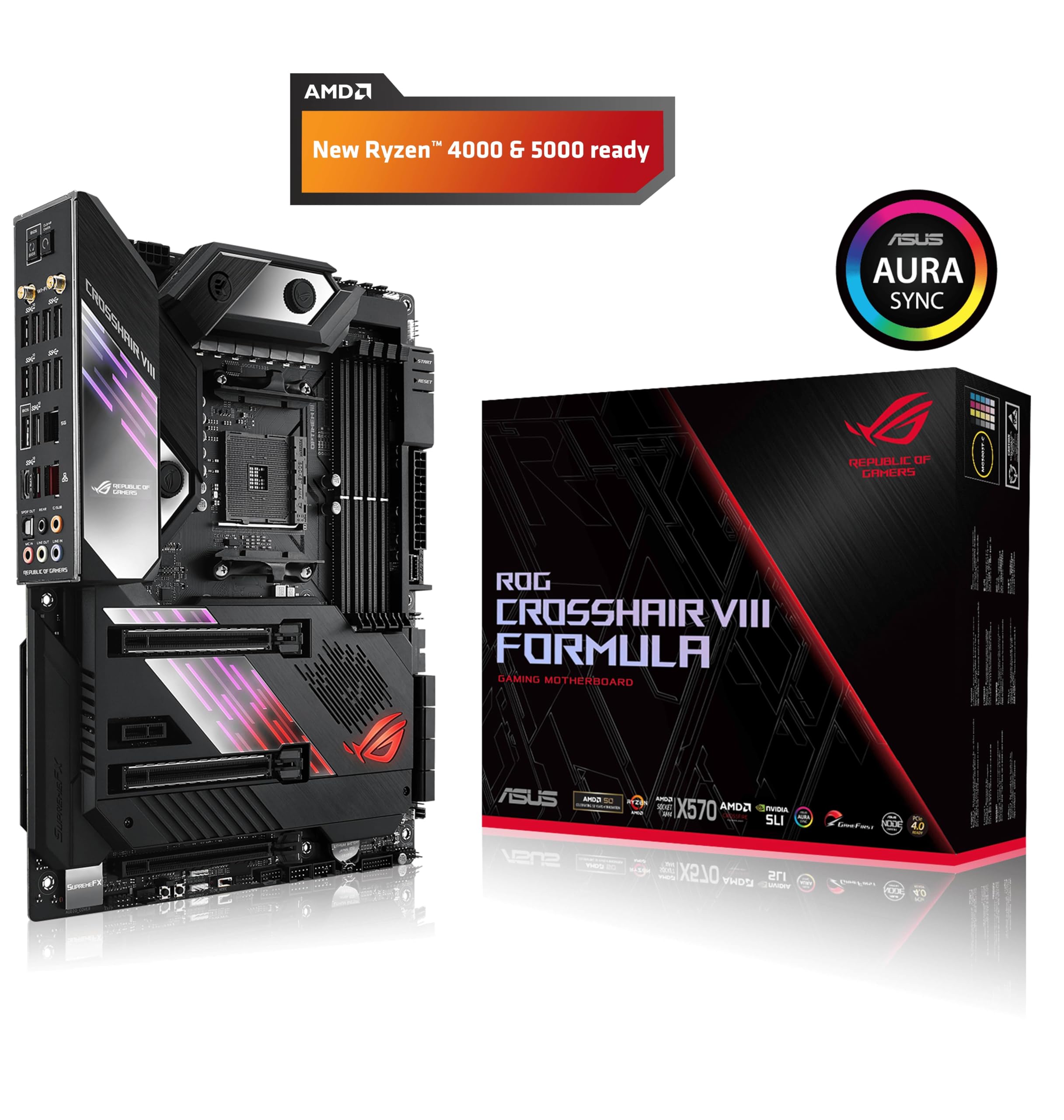 新品未開封 ASUS ROG CROSSHAIR VIII FORMULA ASUS ROG Crosshair VIII Formula Gaming Motherboard Socket AM4