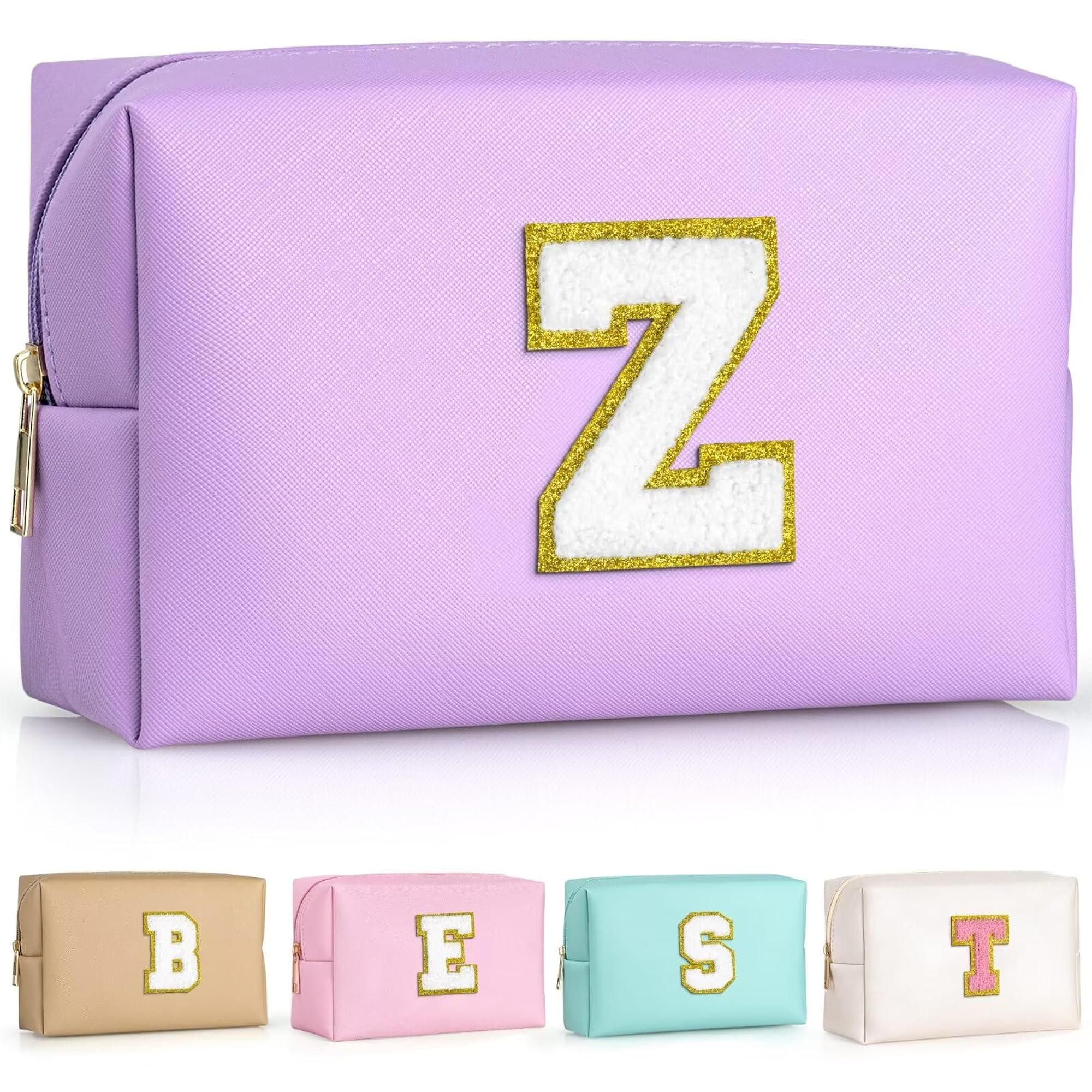 Personalized Women's Makeup Bag in Pink