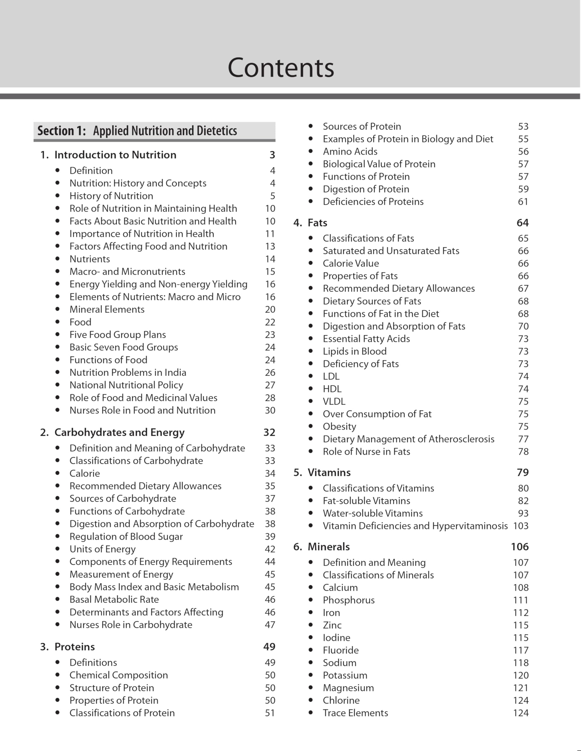 Applied Nutrition, Dietetics and Biochemistry for Basic BSc Nursing 1
