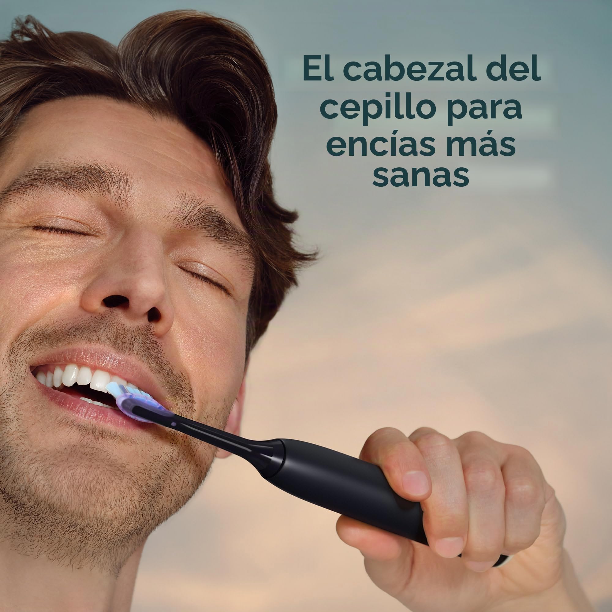 Philips SONICARE HX9054/95 - Cabezales de repuesto para cepillo de dientes G3, 4 cabezales de cepillo, color negro