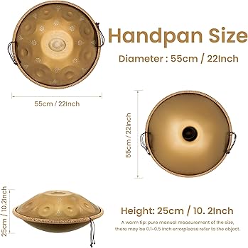 ハンドパン/ The Asachan Limited Edition MiRim Amazon.com: AS TEMAN HANDPAN, Handpan drum instrument in D Minor