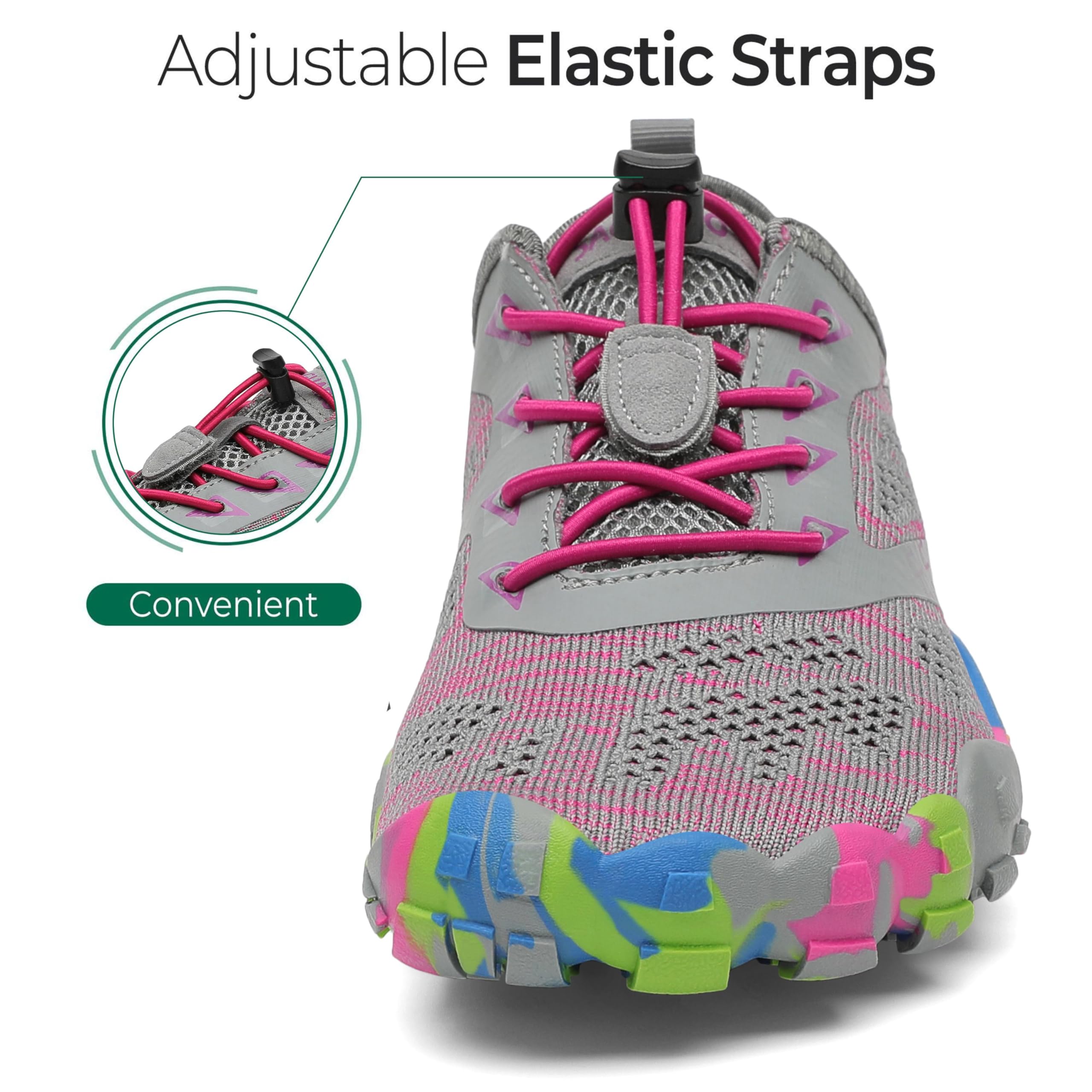 SAGUARO Scarpe Minimaliste per Uomini e Donne Antiscivolo Scarpe per Sport Acquatici Respirabile Asciugatura Rapida