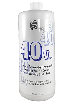 Super Star Cream Peroxide Developer, 4 Ounce