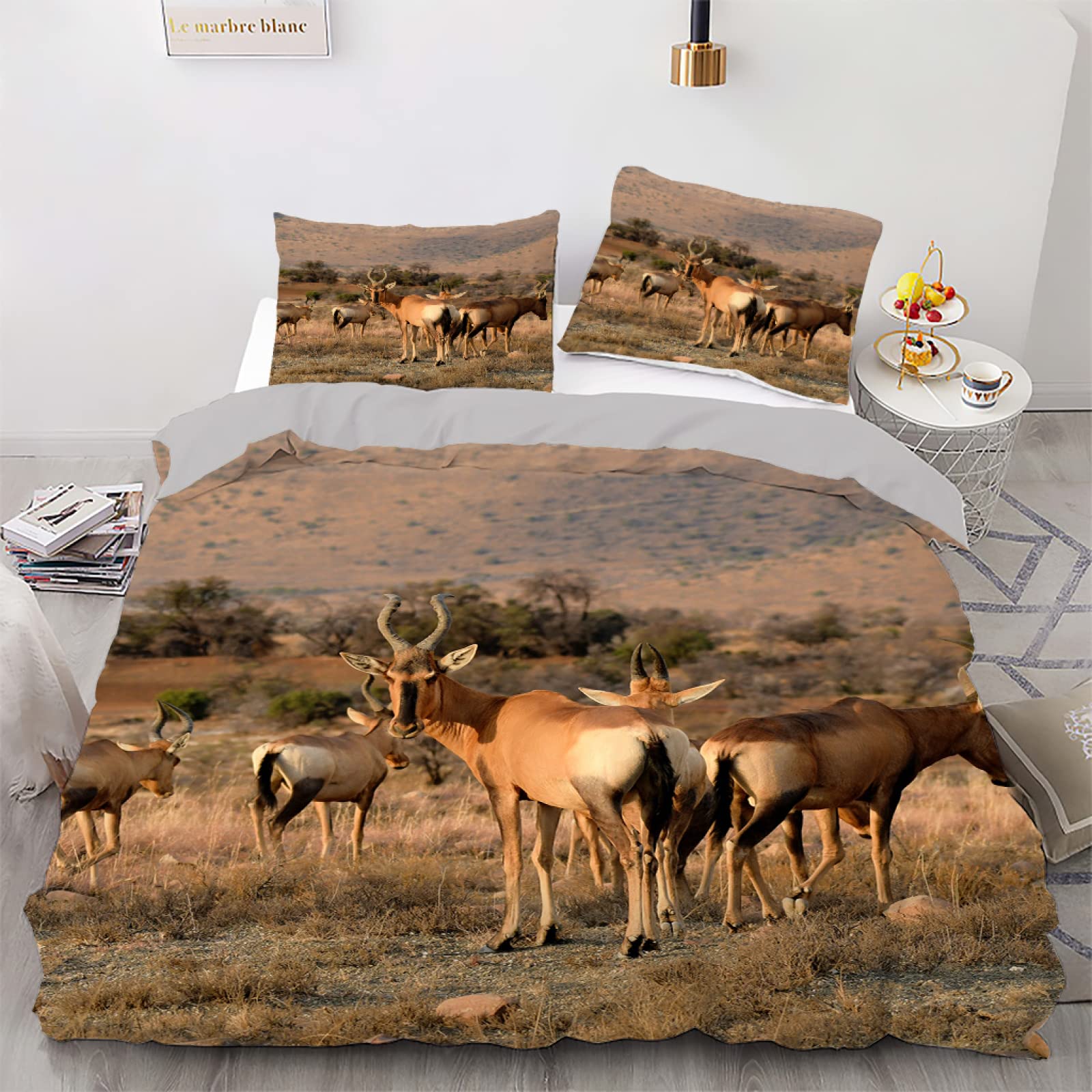 Housse de couette 200x200 jaune crépuscule Vertbaudet avec 2 taies