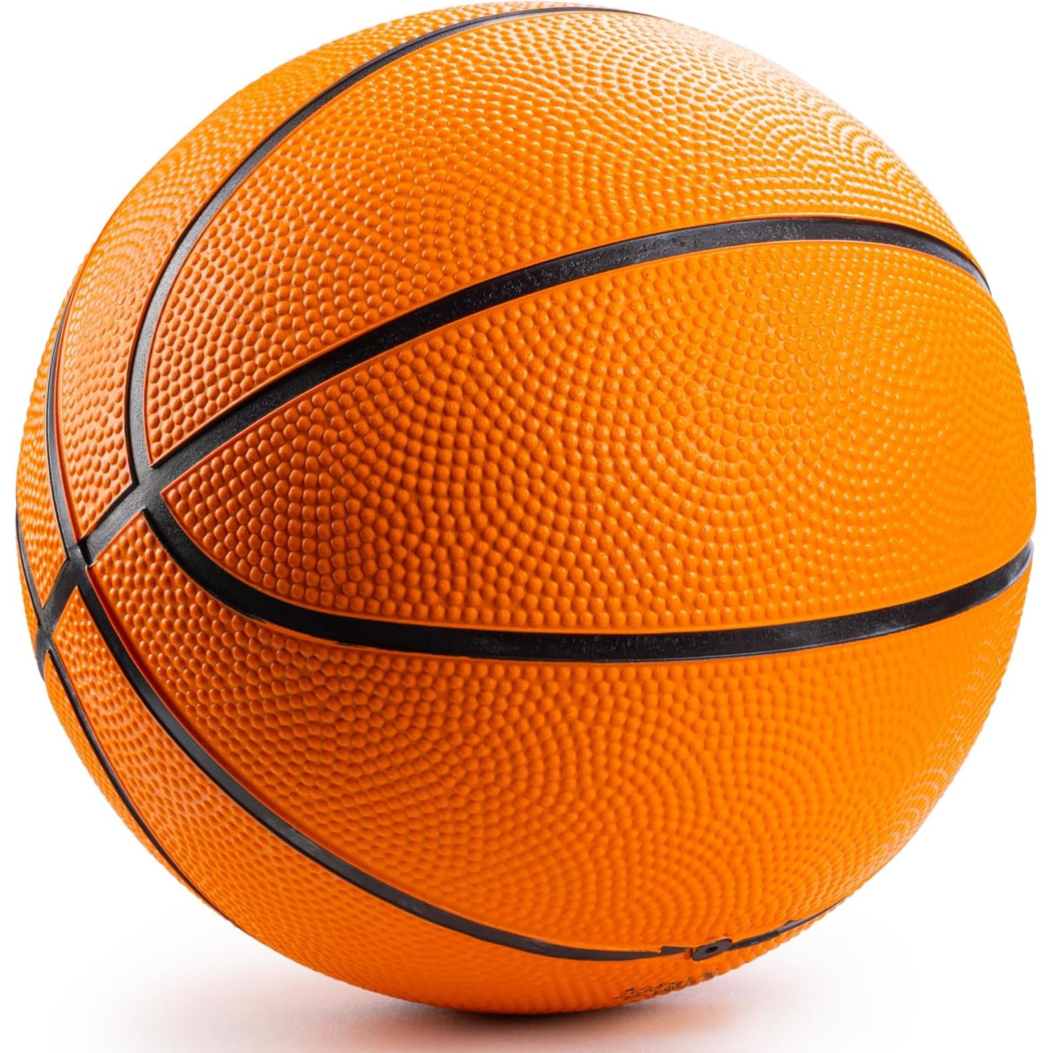 Bedwina Mini Ballons de Basket (Lot de 2 ou 4) - Caoutchouc 17,8 cm, Taille 3, Mini Panier de Basket pour Petits paniers, fêtes à la Piscine, intérieur/extérieur, Cadeau d'anniversaire, Jeux d'arcade