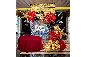 Red and Black Prom Decorations 2024