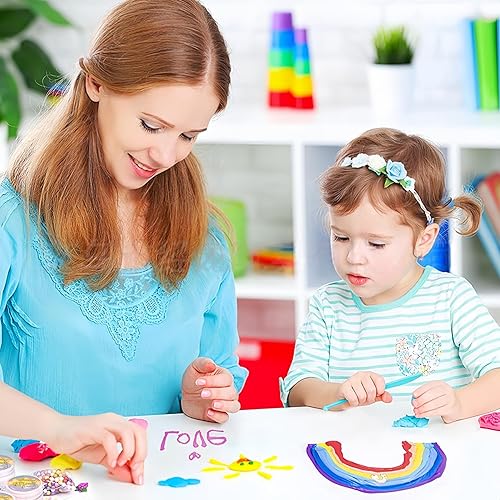 Miniatura 7 de Fabricateup Super Clay Slime DIY Soft & Squishy Arcilla perfumada Slime Sensorial, Antiadherente Elástico, Esponjoso, Kit de Arcillas de Modelado