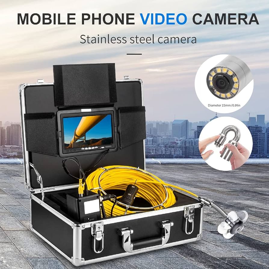 Camera 足 Amazon.com: Professional Sewer Inspection Camera - 0.9inch