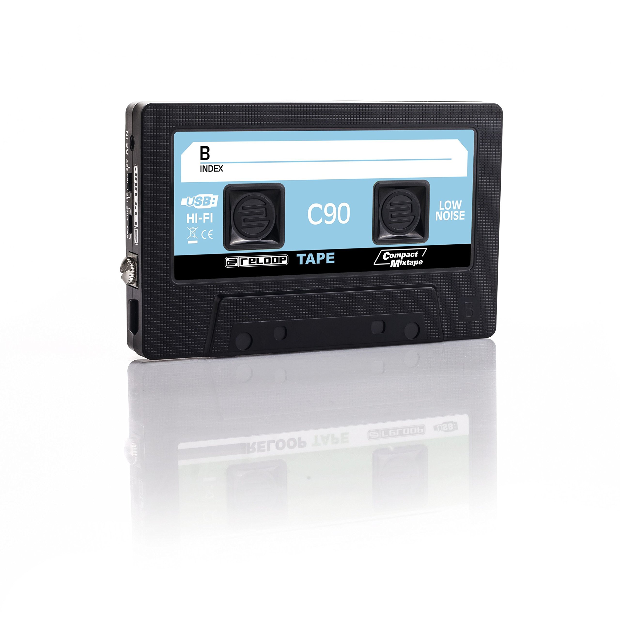 reloop Tape Recorder Encoder zum digitalisieren von Schallplatten und für DJ, schwarz