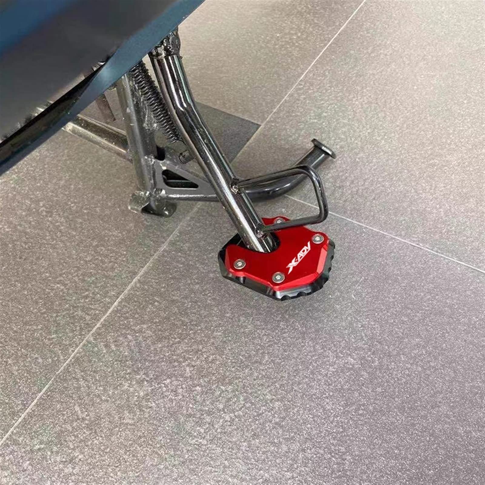 Motorrad Ständerplatte Für Honda X-ADV 750 - CNC Alu Verlängerung Schwarz