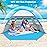Gorich Beach Tent Sun Shelter for 3-10 Person with UPF 50+ UV Protection, Lightweight & Easy Setup Beach Shade Canopy, Portable Shade Tent Cabana