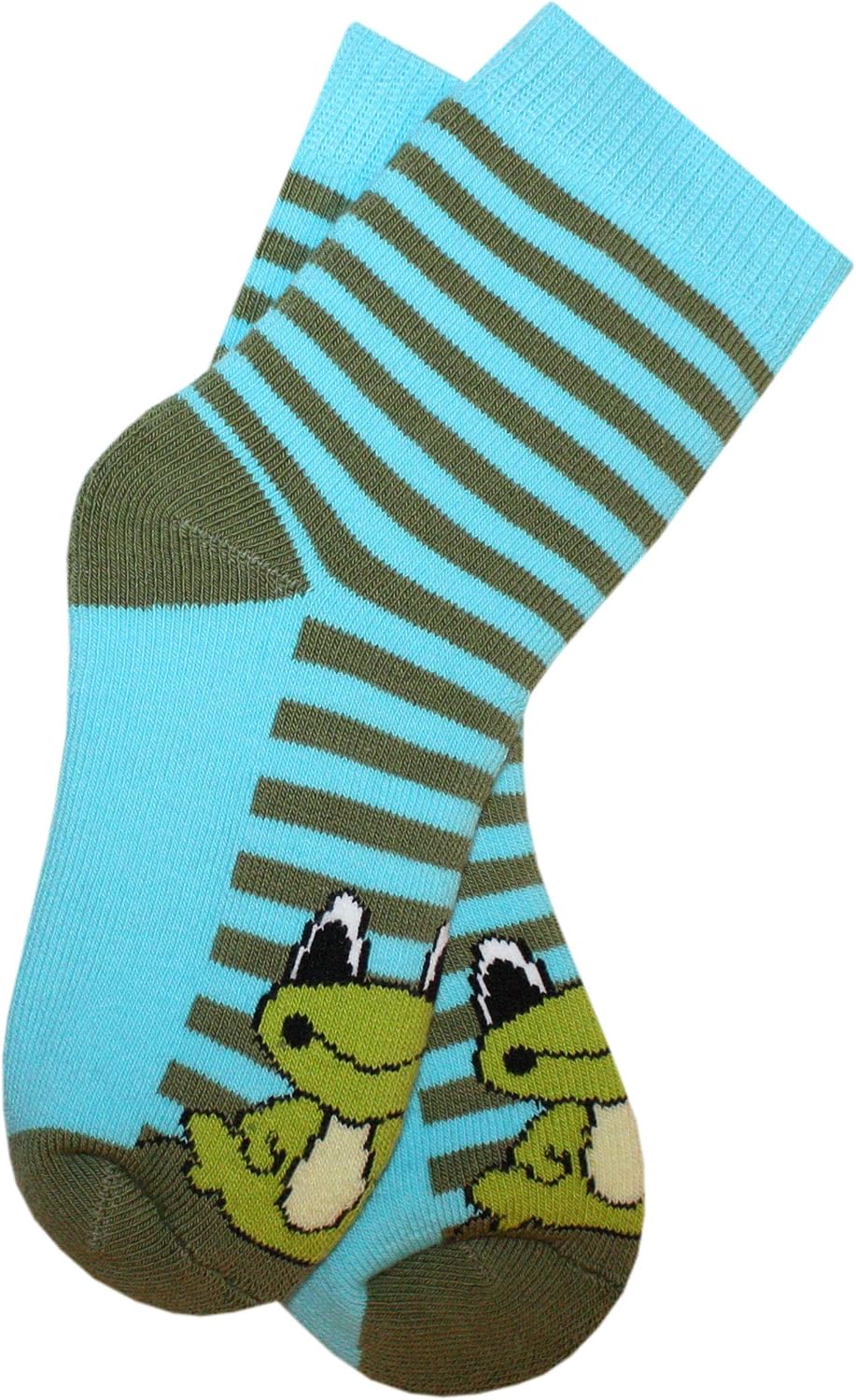 Weri Spezials - Calzini termici per bambini e bambine, con diversi modelli e varianti di colore. Anatra verde. 17-18