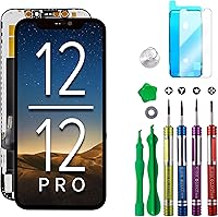 Vista 1 de Ace Tech Cellular Reemplazo de pantalla LCD para iPhone 12 (A2172, A2402, A2404) iPhone 12 Pro (A2341, A2406, A2408, A2407) 6.1 pulgadas