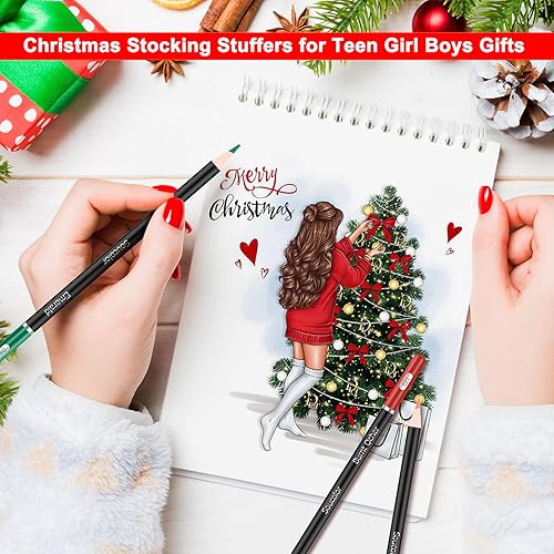 Miniatura 6 de Soucolor - 72 lápices de colores con caja de lata para escuela oficina y arte