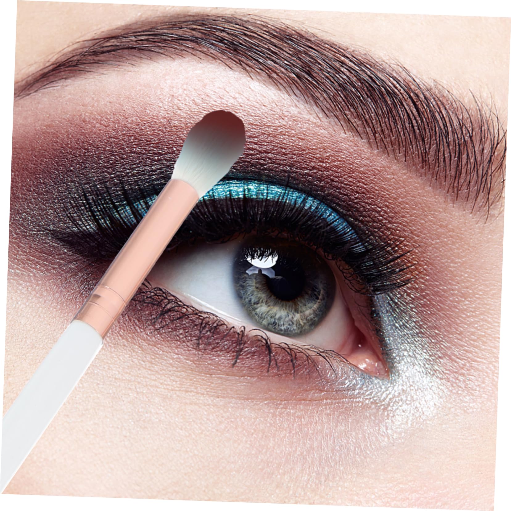 FOMIYES 5 Set Di Pennelli Per Il Trucco Per Ombretti Lisci E Robusti Per Cosmetici 3 Pezzi * 5