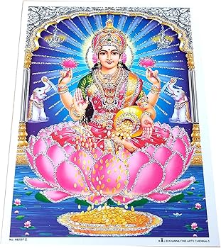 Amazon.co.jp: インドの女神ラクシュミポスター/ラクシュミの