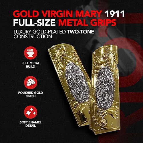 Miniatura 3 de Puños de oro Virgen María Señora de Guadalupe 1911 Tamaño Completo Ambi Safety