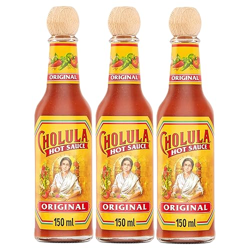 Cholula Mexican Original Lot de 3 sauces piquantes 150 ml