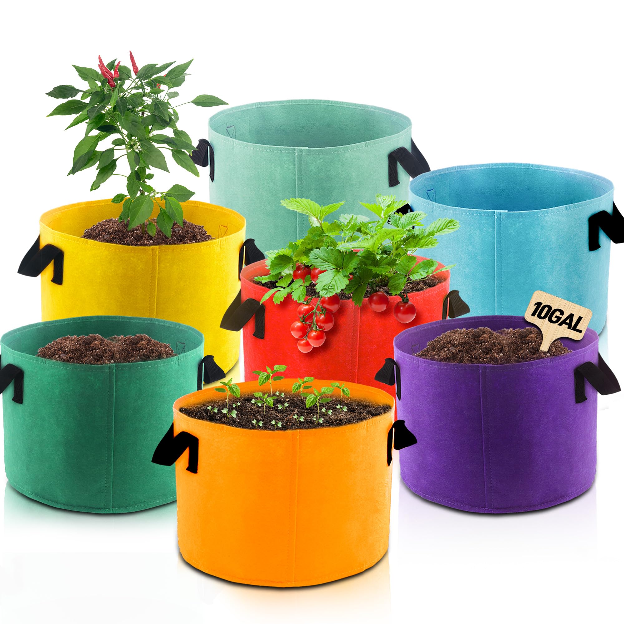 Biotolot 10-Gallon Fabric Grow Bags