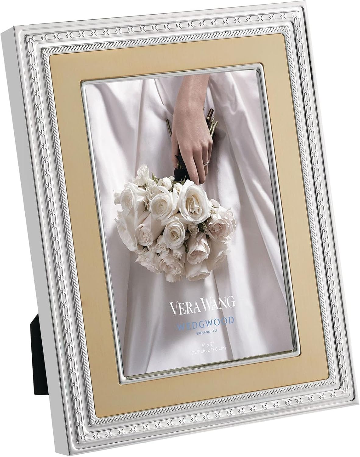 Wedgwood Vera Wang with Love Frame, 5 by 7-Inch, Gold