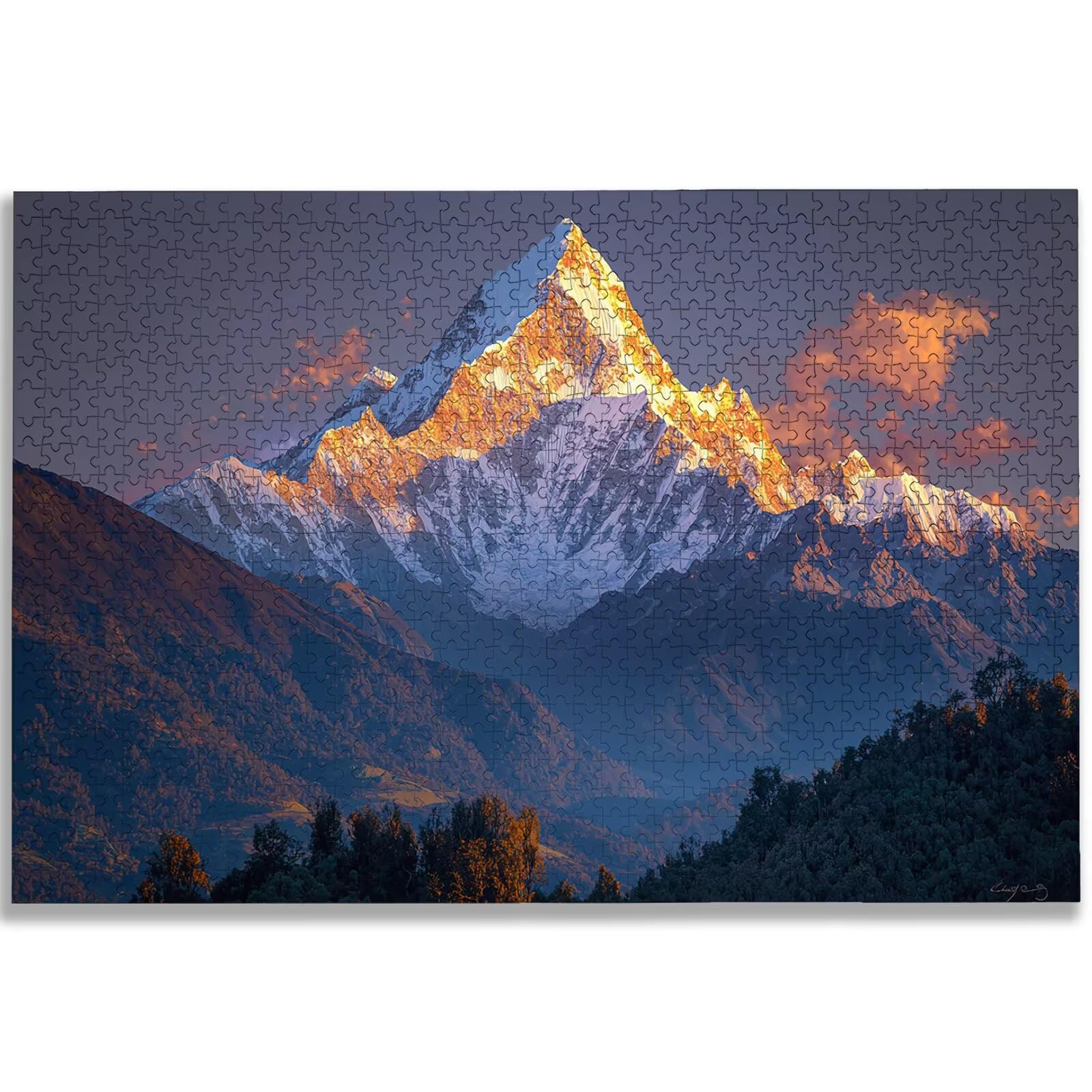 Puzzle de 2000 Piezas para Adultos, Paisaje Puzzle 2000 Piezas, Montaña Rompecabezas Adultos con Caja, Medidas: 100x70 cm, Rompecabezas Madera para Toda la Familia, Decoration, Regalo Mujer, -1143