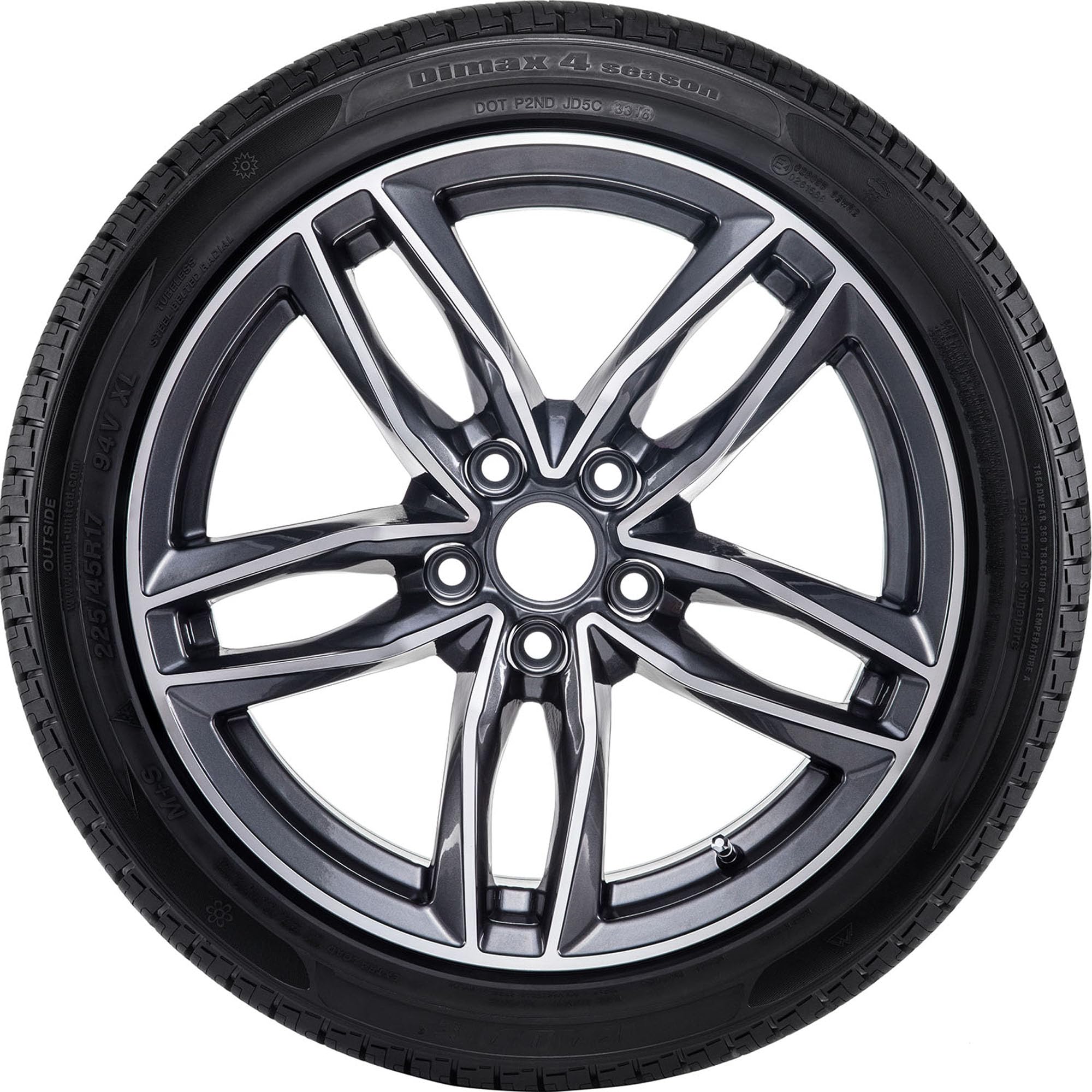 RADAR 215/55 R16 97V Neumáticos Todas las estaciones XL Auto Compatible con VW Passat B7 Variant 365 Passat B6 Variant 3C5 Passat B6 Sedán 3C2 Passat B7 Sedán 362 Eos 1F7, 1F8, OPEL