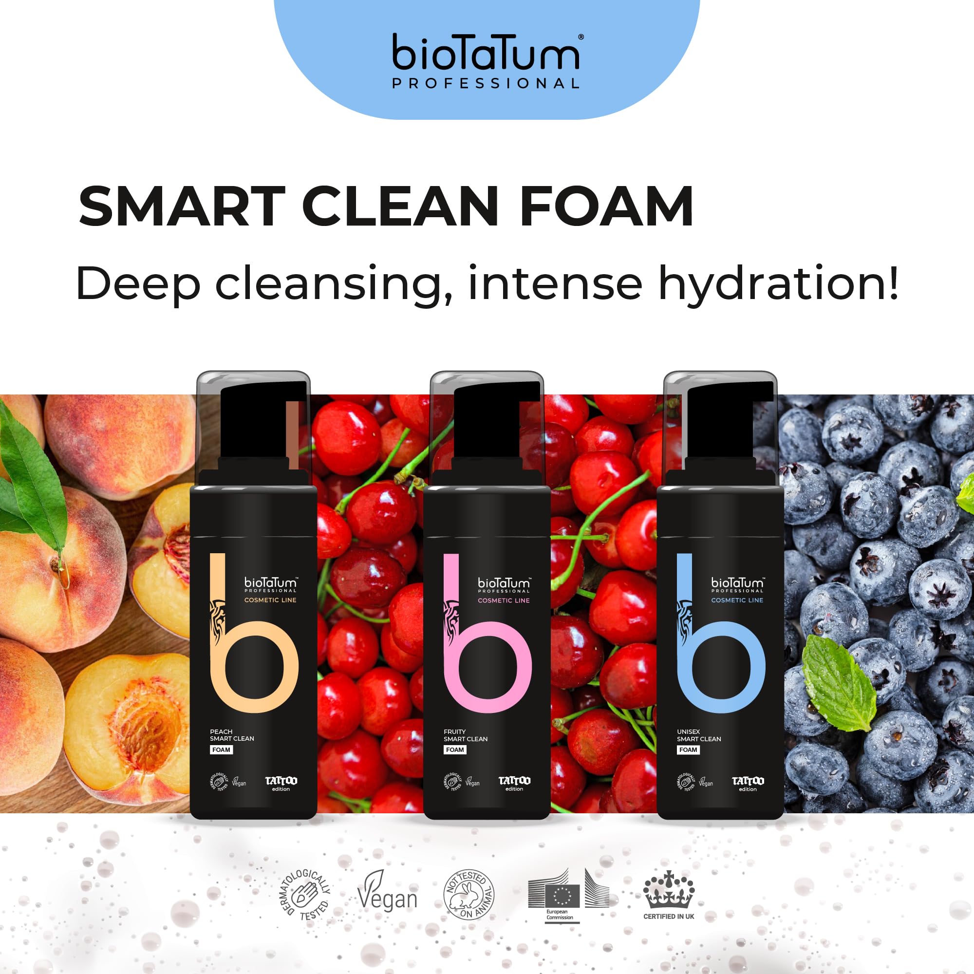 bioTaTum Tattoo Aftercare Foam Cleanser, Cleansing Foam, Soap Tattoo Wash, Professional Tattoo Cleaning Wash, Tattoo Cleaning - Image 3