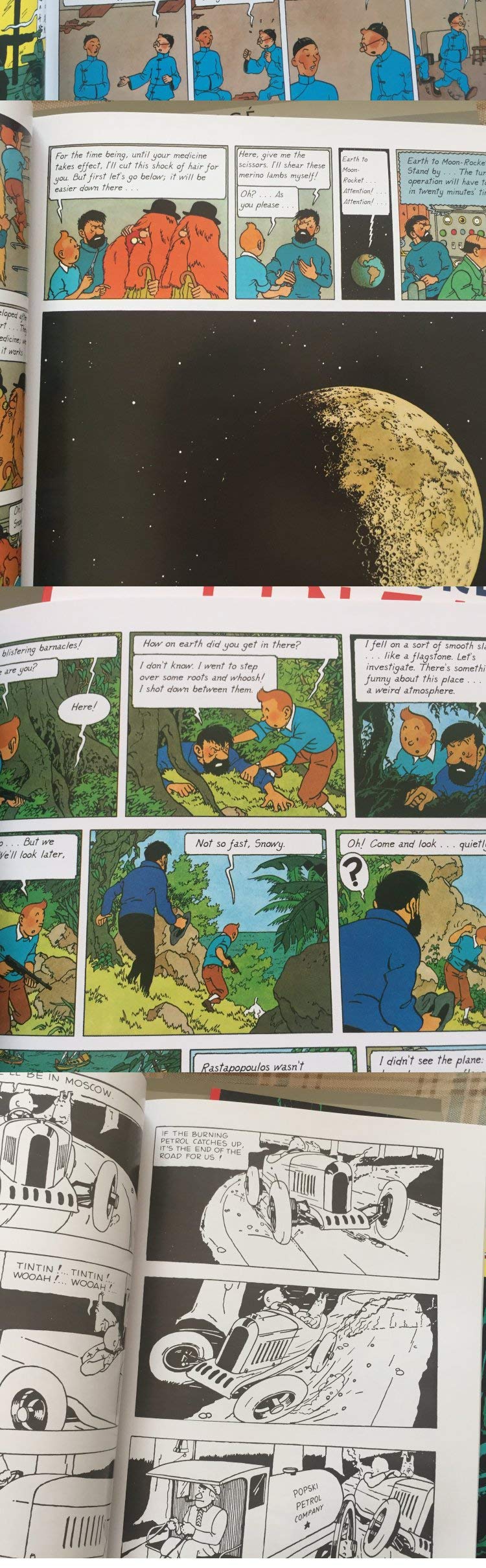 Tintin Comic Strip Series - A Collection of 23 Full Sized Books