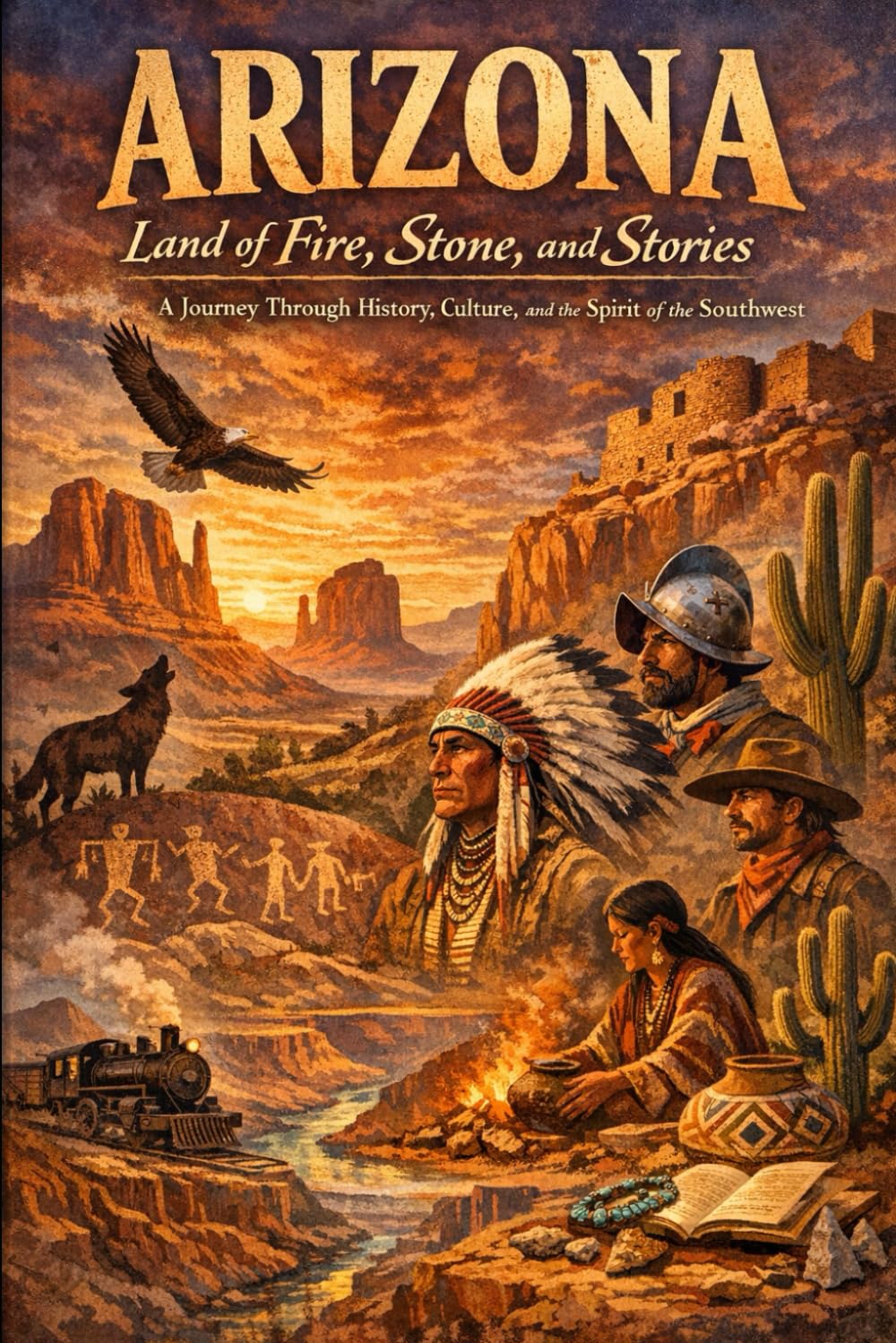 Arizona: Land of Fire, Stone, and Stories A Journey Through History, Culture, and the Spirit of the Southwest