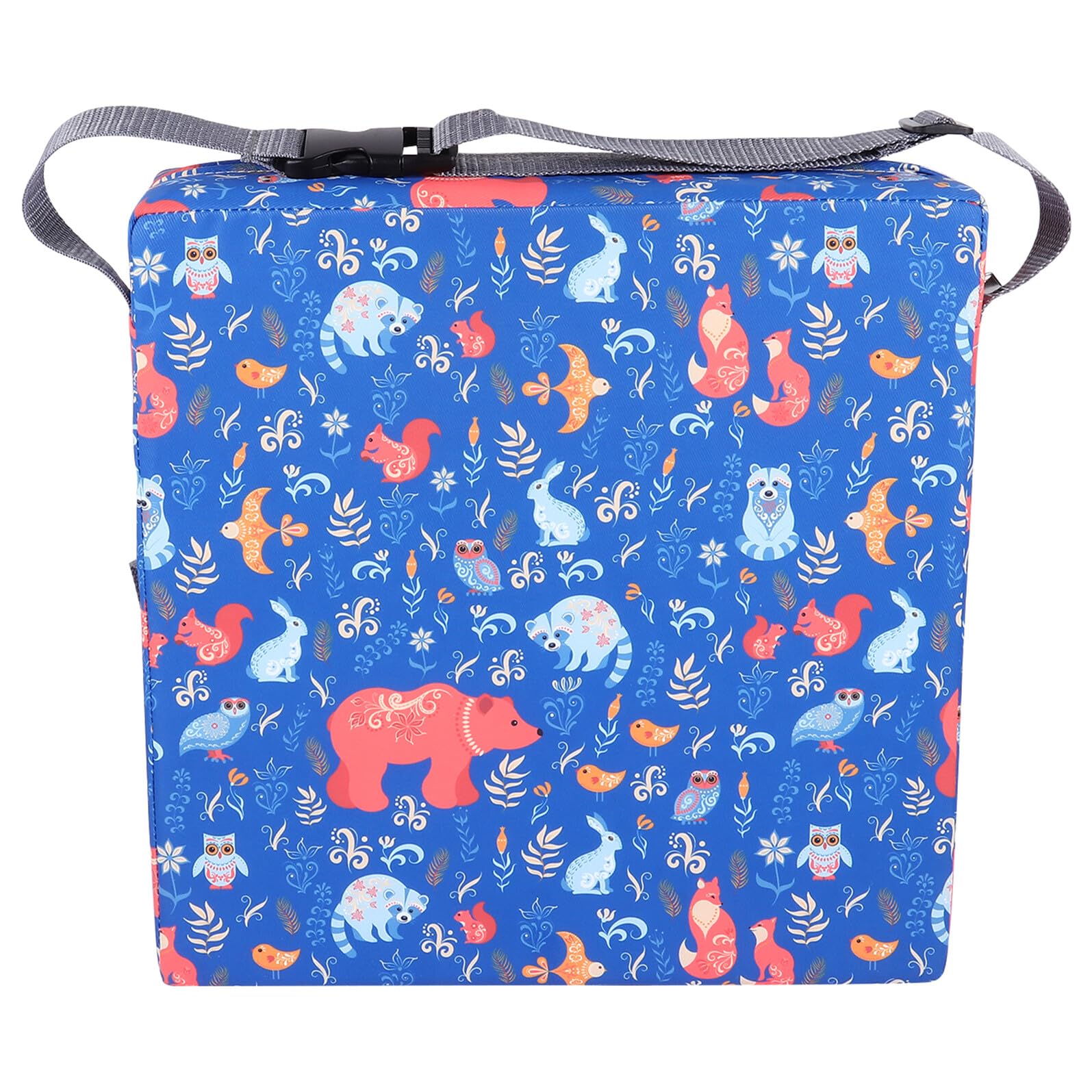 Cuscino Rialzo Sedia con Doppie Cinghie Regolabili Portatile per Seggiolone Tavolo e Studio Adatto per Pranzo Disegno e Gioco