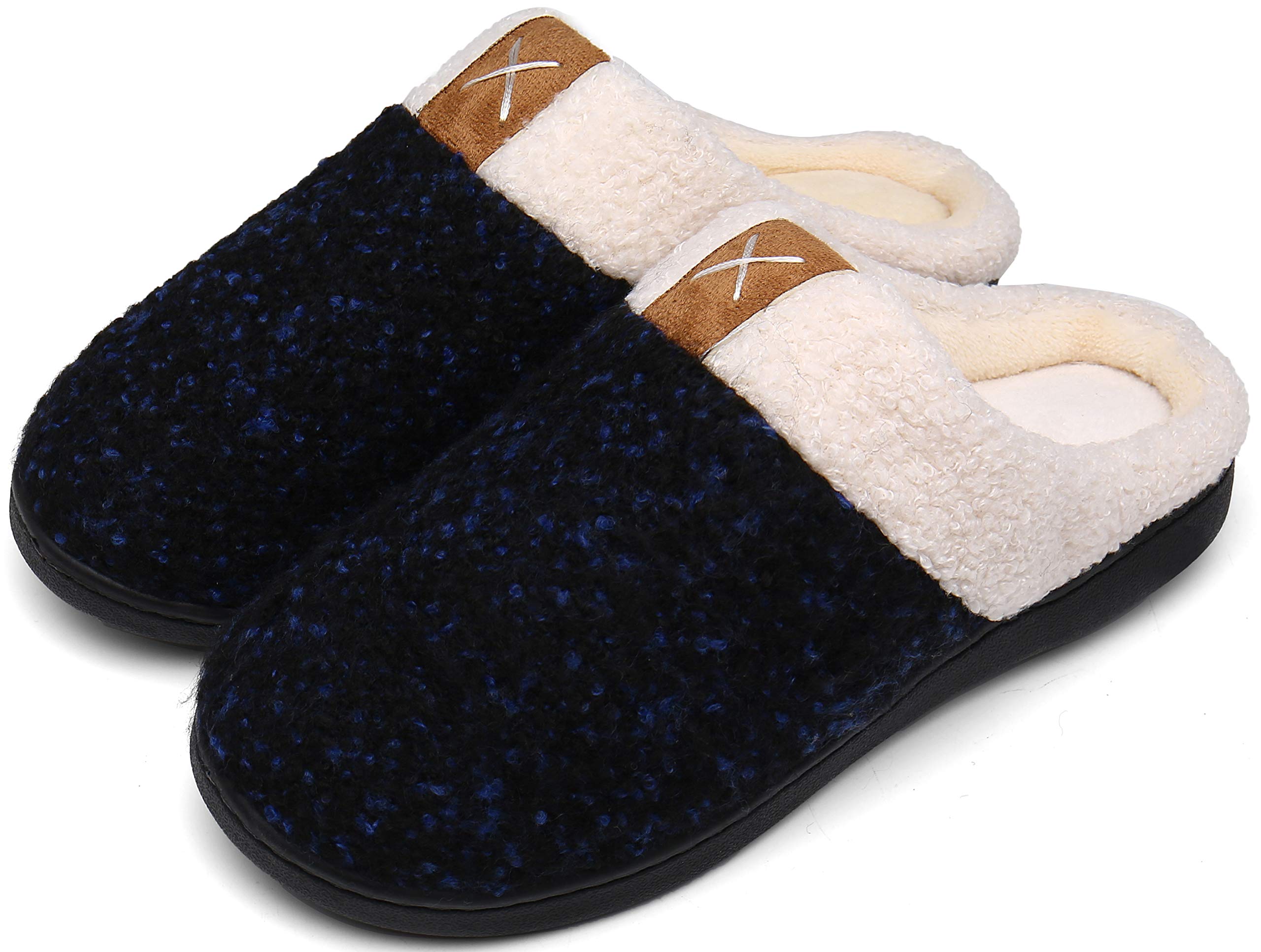 Mishansha Unisex Pantofole Casa/Esterno in Memory Foam - Calde leggere Morbide Comode e Antiscivolo