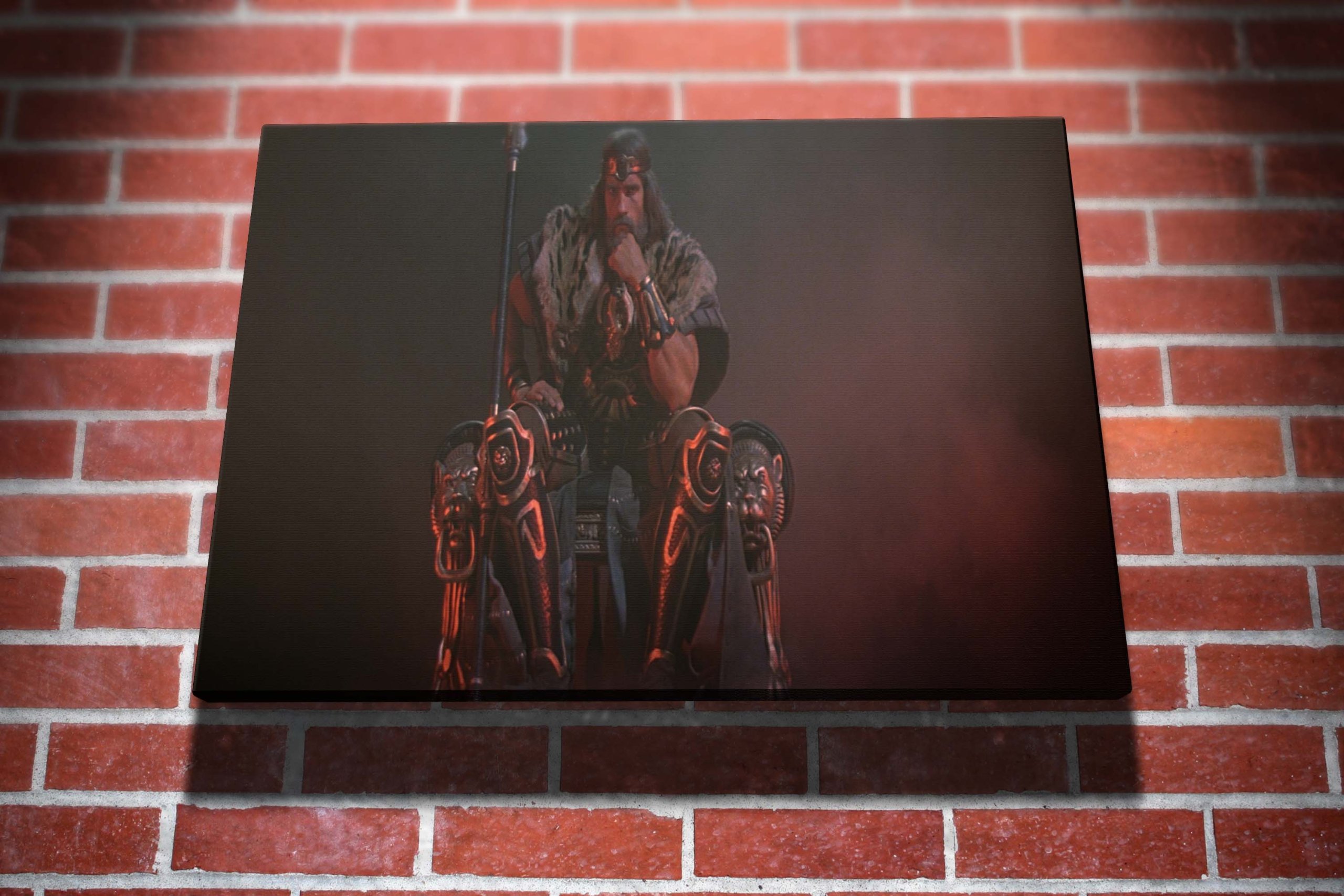 Conan the Barbarian Hollywood Movie Gallery Framed Canvas Art Picture Print